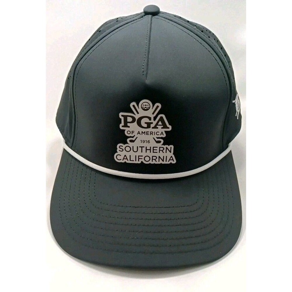 Branded Bills Performance 545 PGA Of America So Cal Rope Snapback Black Hat Cap